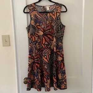 Patterned h&m dress